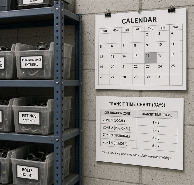 Mode thresholds — Air vs Sea for Critical Spares