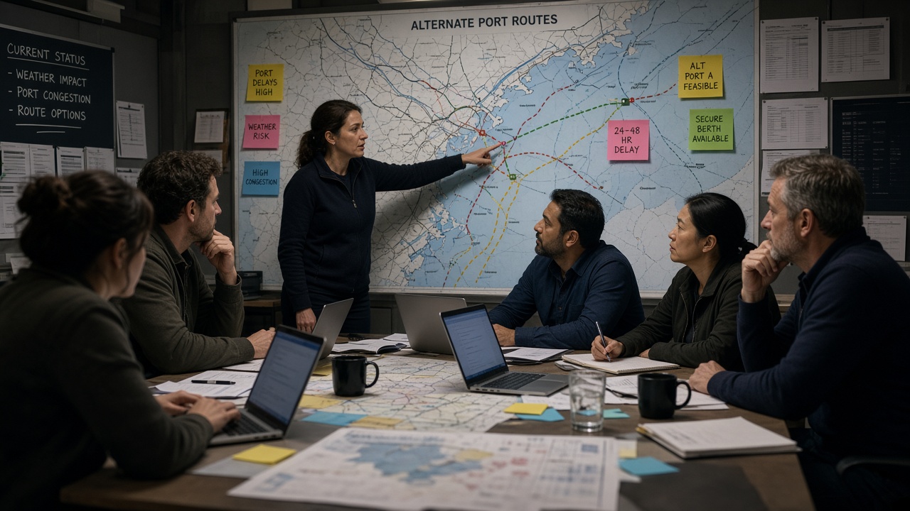 Road windows — Port Disruption Contingency Planning